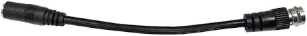 DC Jack, XH2 to DC/F,20cm,RD/BK