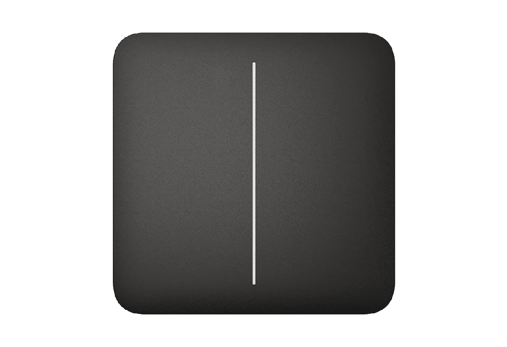 SOLOBUTTON(2-GANG)BLACK - 52147.144.BL