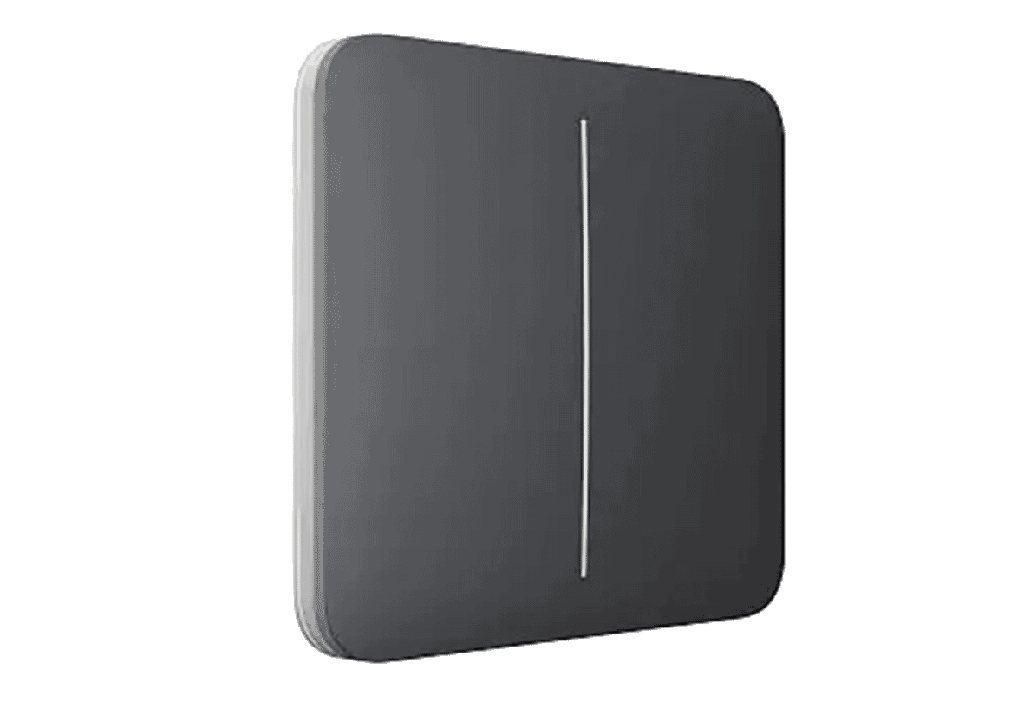 SOLOBUTTON(2-GANG)GRAPHITE - 46016.144.GP