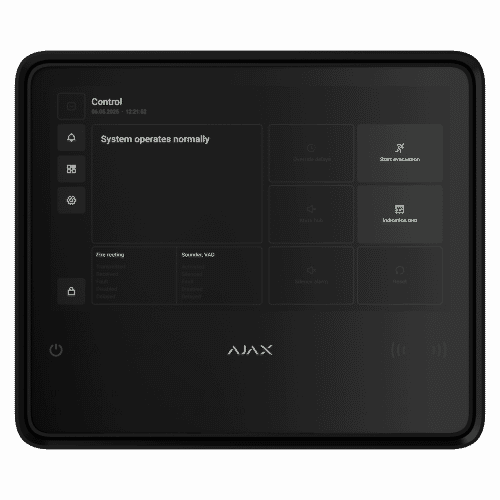 [ITM006071] Ajax EN54 Fire Hub Black - 125733.315.BL